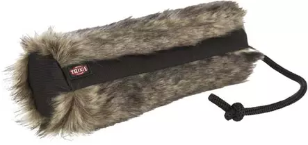 Namidummy karvalla 6x20cm ruskea Trixie - Koiran keppi-, rengas- ja noutolelut - 051417 - 1