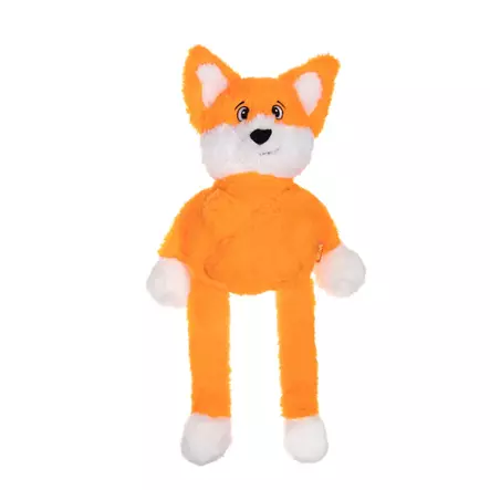 Pehmokettu Freddy The Fox 45cm oranssi Pulldozers Growl - Koiran pehmolelut - 054517 - 2