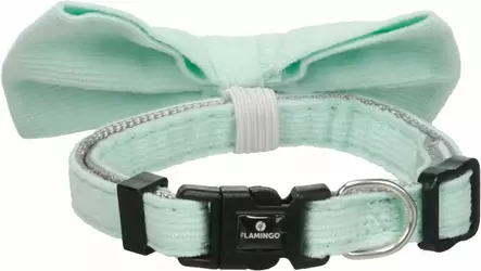 Pistolukkopanta irrotettavalla rusetilla Elfi XS 20-35cm 10mm värimix Flamingo - Koiran pika- ja pistolukkopannat - 056807 - 2