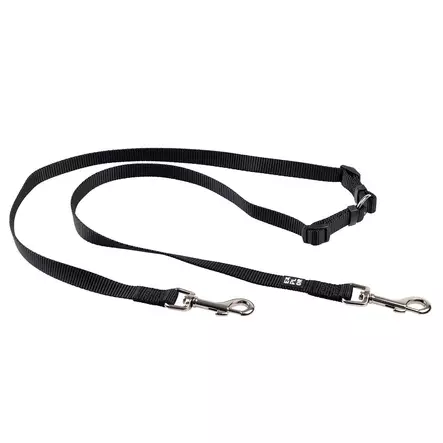 Taluttimen jakaja Explor säädettävä 40-70cm/15mm musta Duvo+ - Talutin jakajat ja jatkot - 055787 - 1