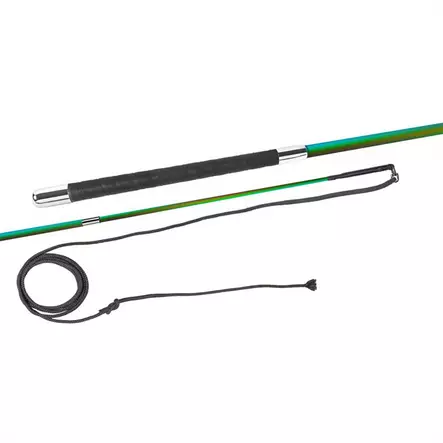 Teleskooppiraippa Rainbow Carbon 200cm Fleck - Hevosen juoksutus ja maastakoulutus - 052137 - 1