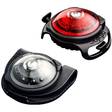 Dual turvavalo TWIN PACK punainen ja kirkas Orbiloc - Koiran heijastimet ja turvavalot - 012317 - 1