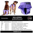 Juoksuhousut Ballerina violetti FinNero - Juoksuaika- ja pissasuojat - 009497 - 2