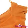 Lämmin fleecehaalari 1-värinen oranssi narttumalli For My Dogs - Koiran haalarit - 037197 - 4