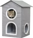 Kerrostalo Kimy 47x67x47cm harmaa Trixie - Kissan pesä-, iglu- ja riippupedit - 054607 - 2