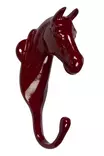 Koukkunaulakko Hevosen pää viininpunainen HKM-sports - Hevosen hoitovälineiden säilytys - 055777 - 1