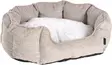 Reunapeti Maylo Octagon 63x55x20cm beige Flamingo - Koiran reunalliset pedit - 057467 - 2
