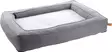 Reunapeti Carlota Rectangle 125x90x17cm harmaa Flamingo - Koiran reunalliset pedit - 057477 - 1