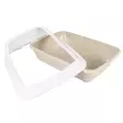 Avovessa Birba reunuksella L 56x39x21,5cm mokka Duvo+ - Kissan avovessat - 057897 - 2