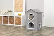 Kerrostalo Kimy 47x67x47cm harmaa Trixie - Kissan pesä-, iglu- ja riippupedit - 054607 - 7