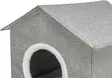 Kerrostalo Kimy 47x67x47cm harmaa Trixie - Kissan pesä-, iglu- ja riippupedit - 054607 - 5