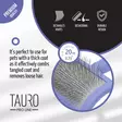 Muovikarsta 20mm piikit violetti Tauro Pro Line - Koiran harjat, karstat ja suat - 053537 - 5