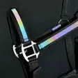 Nylonriimu Reflex heijastava musta Hansbo Sport - Hevosen nylonriimut - 036507 - 2