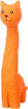 Lateksikissa Chicha Cat 23cm oranssi Flamingo - Koiran vinyyli-, latex- ja valolelut - 055537 - 1