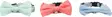 Pistolukkopanta irrotettavalla rusetilla Elfi XS 20-35cm 10mm värimix Flamingo - Koiran pika- ja pistolukkopannat - 056807 - 1