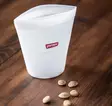 Silikonitasku 500ml valkoinen Pomppa - Namitaskut ja koulutusliivit - 059237 - 3