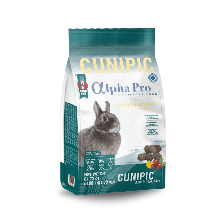 Adult Rabbit 1,750kg Alpha Pro Cunipic - Kanin ruoka - 038427 - 1