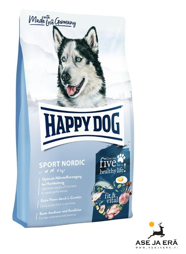 Adult Sport Nordic 14kg Fit & Vital Happy Dog - Koiran kuivaruoat aikuisille koirille - 017767 - 2