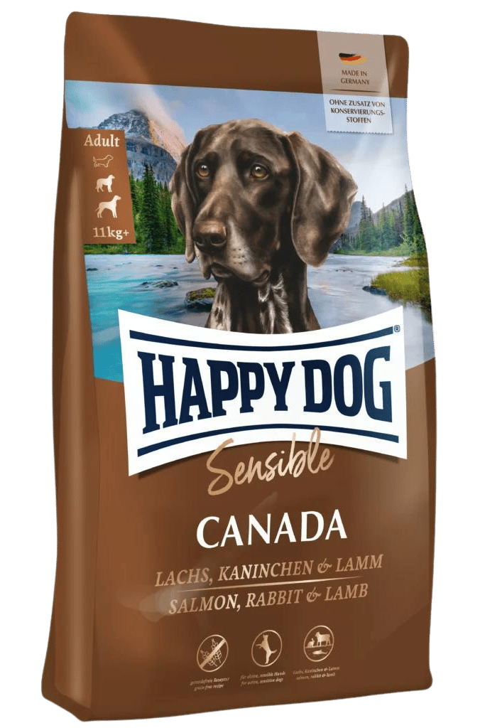 Canada Lohi Kani Lammas Sensible Happy Dog - Koiran kuivaruoat aikuisille koirille - 017727 - 2