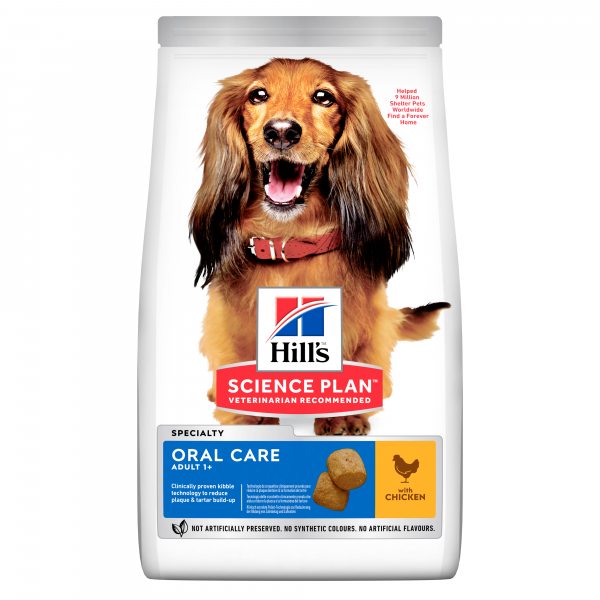 Oral Care Hill's Science Plan dog - Koiran kuivaruoat aikuisille koirille - 000057 - 1