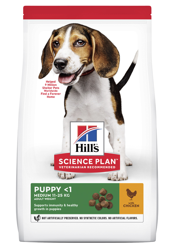 Dog Puppy Chicken Hill's Science Plan - Kuivaruoat pennuille ja kasvatukseen - 017877 - 1
