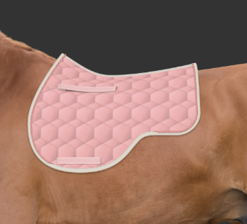 Eurofithuopa yleismalli S Quilt Sheen Blush Pink Mattes - Ratsun satulahuovat ja romaanit - 033977 - 1