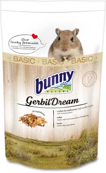 Gerbiilinruoka 600g Basic Bunny - Gerbiilin ruoka - 034527 - 1