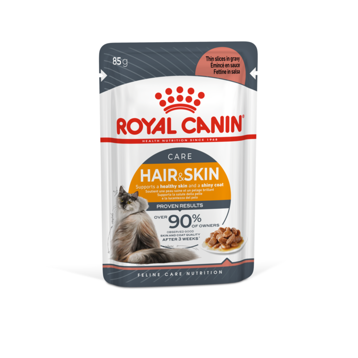 Hair & Skin Care in Gravy 12x85g kastike Royal Canin - Aikuisten kissojen säilykkeet - 000617 - 3