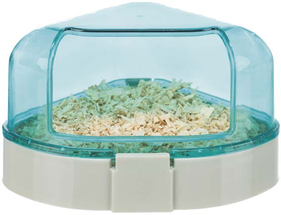 Hamsterin katettu kulmawc DeLuxe Trixie - Pieneläinten vessat ja kylpyastiat - 008217 - 4