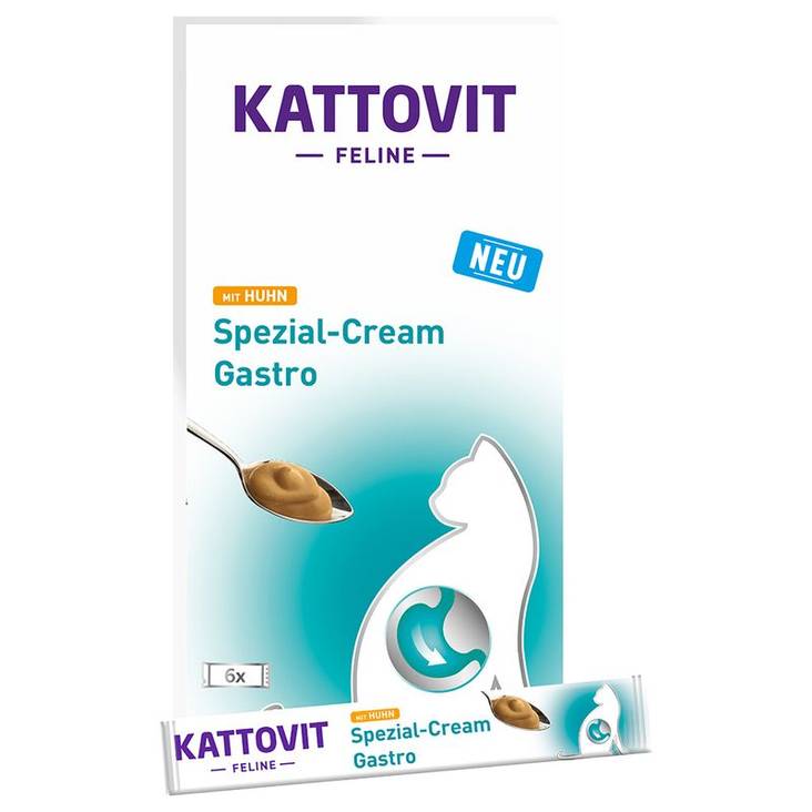Herkkutahna Gastro kana 6x15g Kattovit - Kissan erikoisruokavalio säilykkeet - 039087 - 1