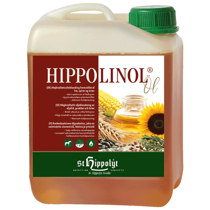 Hippolinol öljyseos 2,5L St Hippolyt - Hevosen ravintoöljyt - 028677 - 1