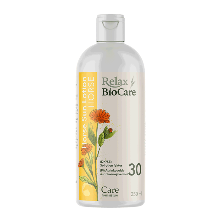 Horse Sun Lotion 30 250m Relax BioCare - Kesätuotteet hevosille - 034167 - 1