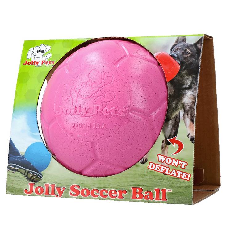 Jalkapallo Soccer Ball pinkki Jolly Pets - Koiran pallot ja heittolelut - 032087 - 1