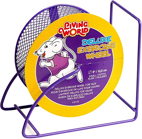 Juoksupyörä metallia 12,5cm Living World - Pieneläinten häkkitarvikkeet - 027987 - 2