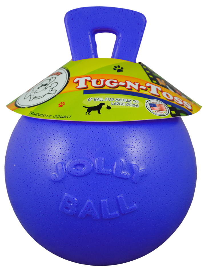 Kahvapallo Tug-n-toss 15cm sininen Jolly Pets - Koiran pallot ja heittolelut - 035347 - 6