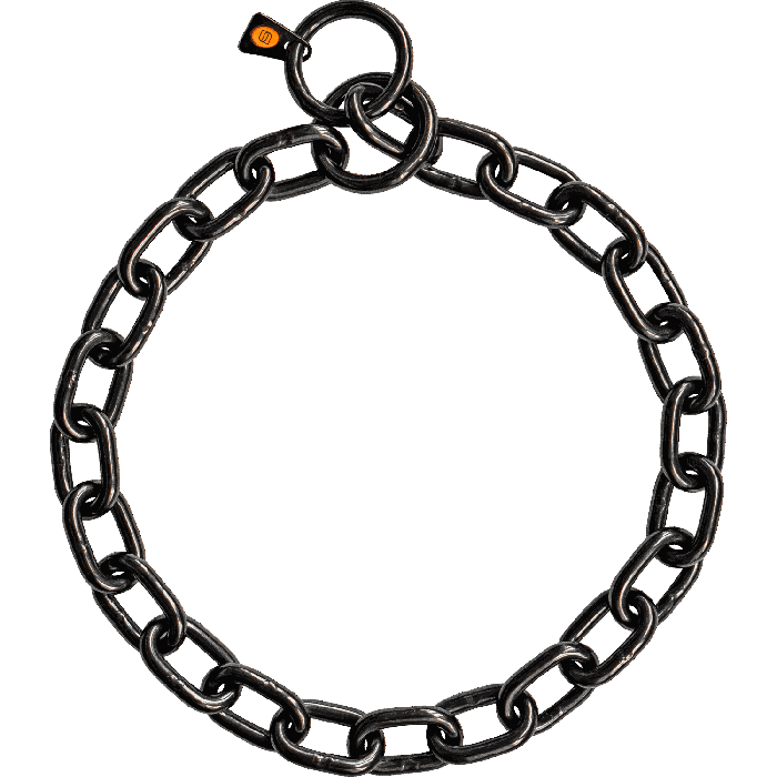 Ketjupanta lyhyt lenkki antrasiitti 74cm/4mm HS Sprenger ERÄ - Koiran ketjupannat - 038677 - 1