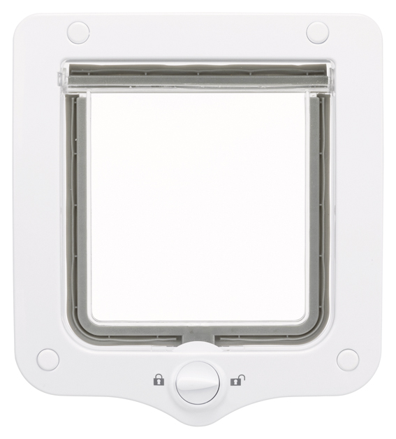 Kissanluukku 2-way 20x22cm valkoinen Trixie - Kissan luukut ja turvaverkot - 015337 - 1