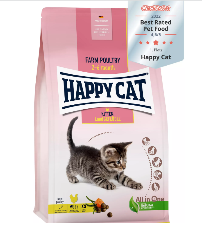 Kitten Farm siipikarja 300g Happy Cat - Kissan kuivaruoat pennut ja kasvatus - 024767 - 2