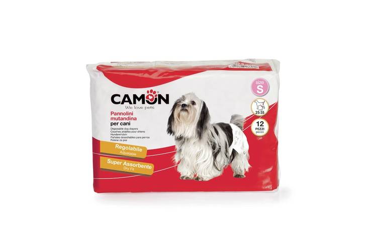 Koiran vaippa kertakäyttöinen 12kpl Camon - Juoksuaika- ja pissasuojat - 008307 - 1