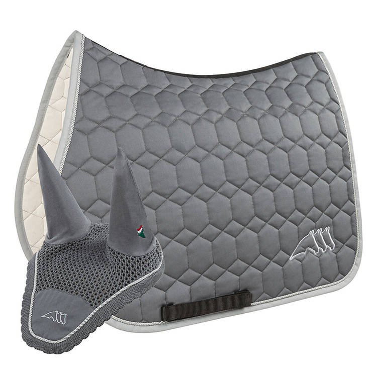 Korvahuppu harmaa Full Equiline - Ratsun satulahuovat ja romaanit - 035627 - 2