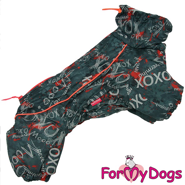 Lämpöhaalari Nevermind khaki keskikokoiselle urokselle A3 For My Dogs - Koiran haalarit - 038347 - 1