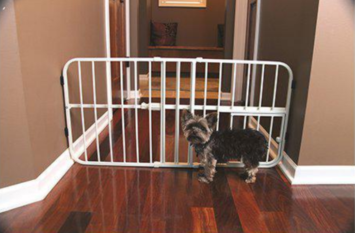 Lemmikkiportti Tuffy 46x66-107cm valkoinen Carlson - Koiraportit - 010547 - 1