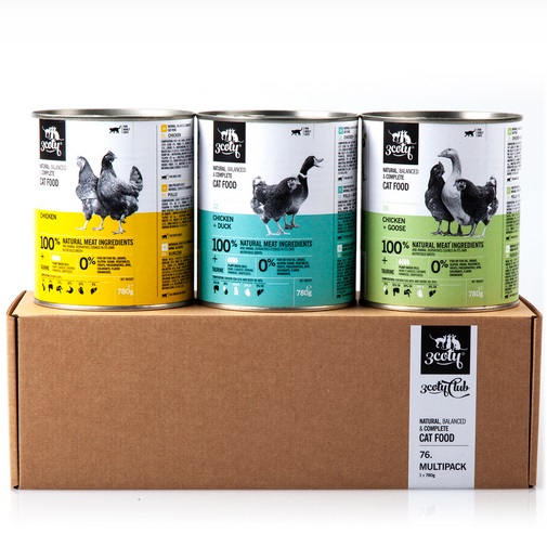 Multipack Adult 76A 3x780g 3coty - Aikuisten kissojen säilykkeet - 039437 - 1