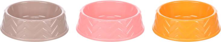 Muovikuppi Wavy 500ml värimix Flamingo - Koiran muovi- ja melamiinikupit - 039307 - 1