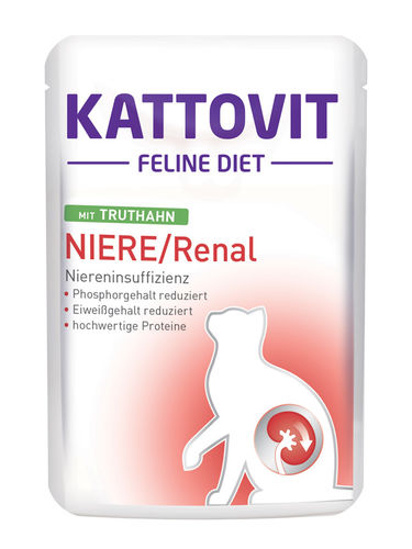 Niere/Renal Kalkkuna 85g pss Kattovit - Kissan erikoisruokavalio säilykkeet - 003707 - 1