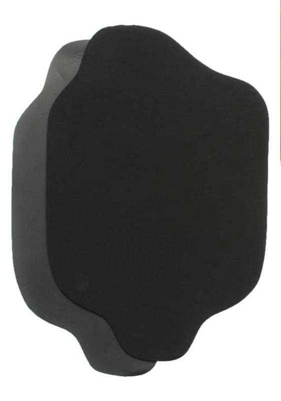 Racepatjat tj 30x46cm mustat muotoillut - Patjat hevosen jalkoihin - 012607 - 1