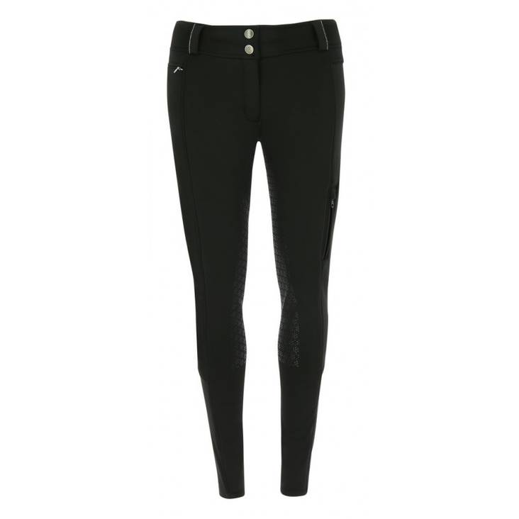 Ratsastushousut Kitzbuhl silikoni fullgrip mustat Equitheme - Ratsastushousut - 026247 - 1