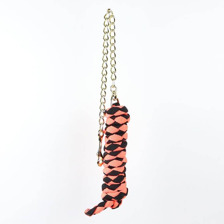 Riimunnaru salmiakki 2m + 60cm ketju PRO Equitare - Hevosen nylonriimunarut - 038637 - 1