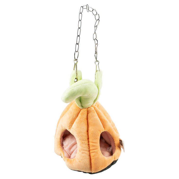 Ripustettava pesäkurpitsa 12x12x15cm oranssi Duvo+ - Pieneläinten pesät ja pedit - 039597 - 1