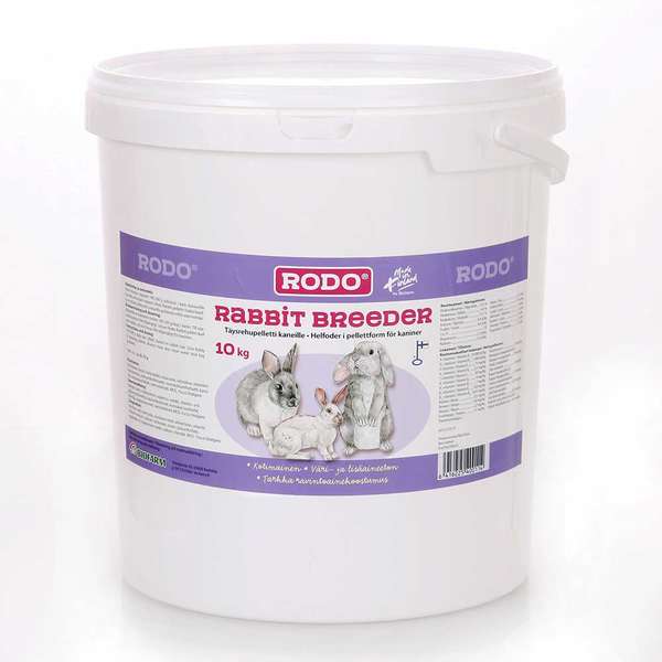 Rodo Rabbit Breeder 10kg pelletti - Kanin ruoka - 000747 - 2